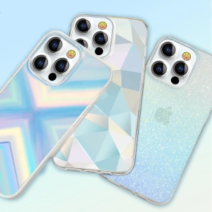 Hurtownia GSM - Etui Kingxbar Streamer Apple iPhone 13 Pro modrý (Triangle) - KGX310 - {ean13} - Hurt