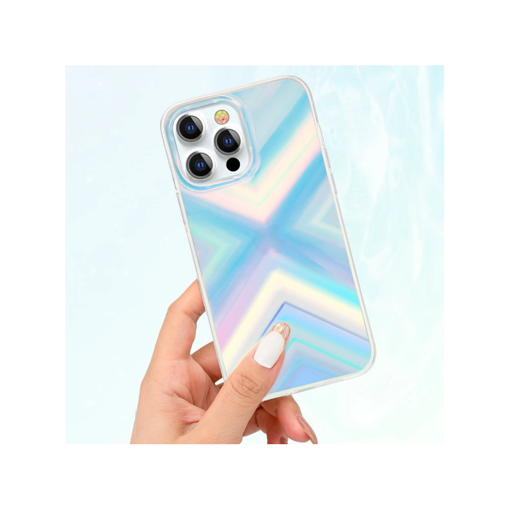 Hurtownia GSM - Etui Kingxbar Streamer Apple iPhone 13 Pro Max modrý (Triangle) - KGX311 - {ean13} - Hurt