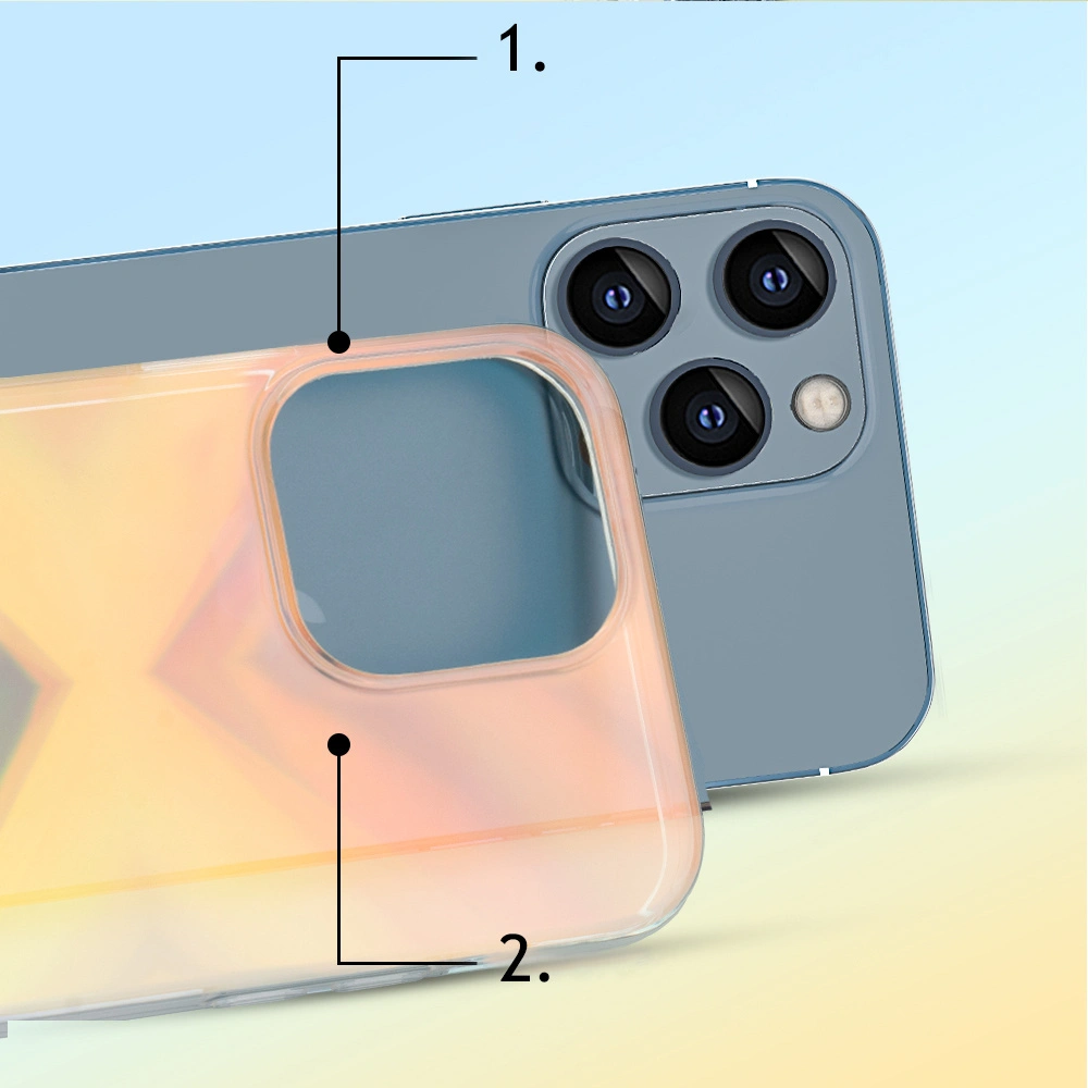 Hurtownia GSM - Etui Kingxbar Streamer Apple iPhone 13 Pro niebieski (Lattice) - KGX313 - {ean13} - Hurt