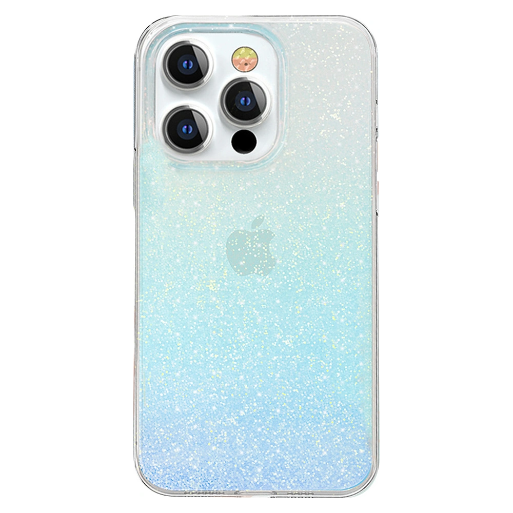 Hurtownia GSM - Etui Kingxbar Streamer Apple iPhone 13 Pro niebieski (Glitter) - KGX315 - {ean13} - Hurt