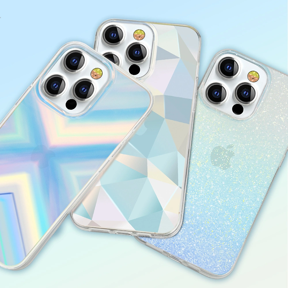 Hurtownia GSM - Etui Kingxbar Streamer Apple iPhone 13 Pro niebieski (Glitter) - KGX315 - {ean13} - Hurt
