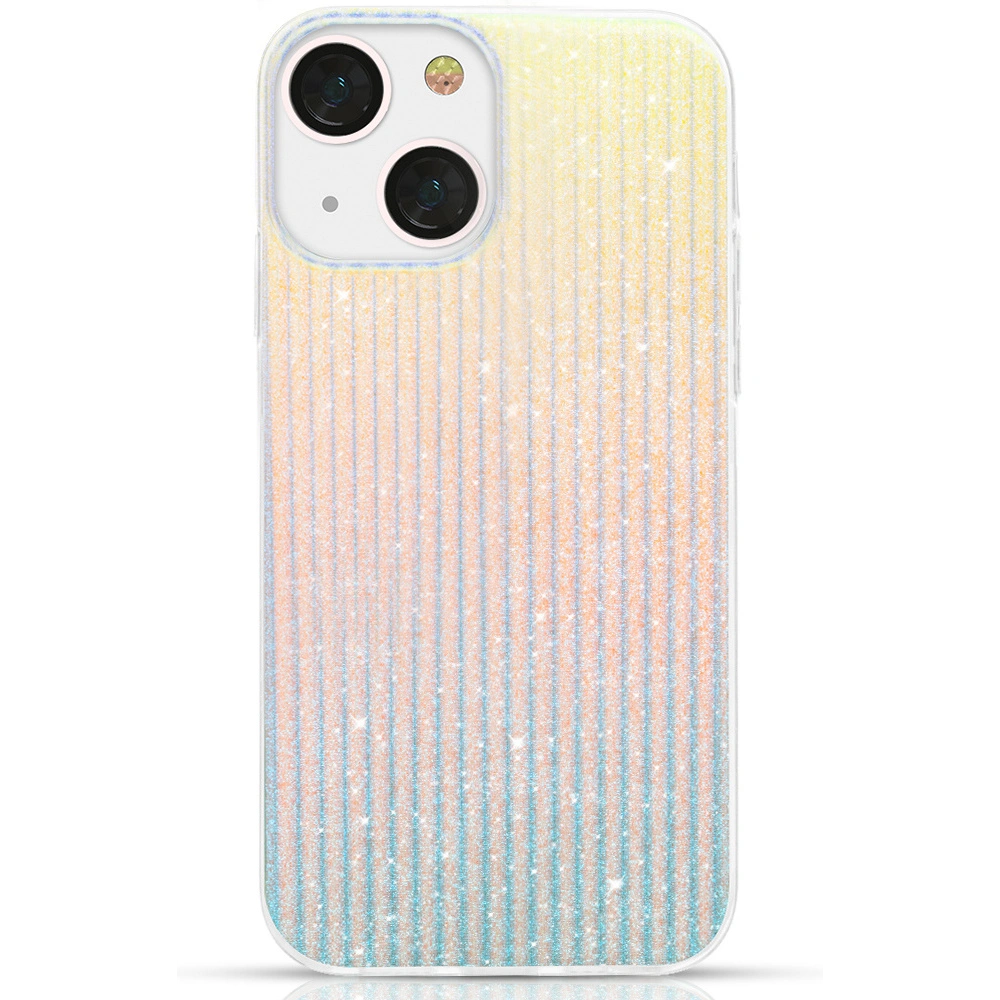 Hurtownia GSM - Etui Kingxbar Travel Apple iPhone 13 kék-narancssárga (Clouds) - KGX316 - {ean13} - Hurt