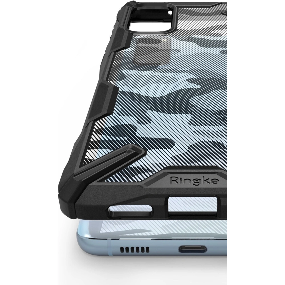 Hurtownia GSM - Etui Ringke Fusion-X Design Samsung Galaxy S20 Camo (Moro) černé - RGK1105MOB - {ean13} - Hurt