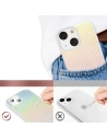 Hurtownia GSM - Etui Kingxbar Travel Apple iPhone 13 albastru-portocalie (Clouds) - KGX316 - {ean13} - Hurt