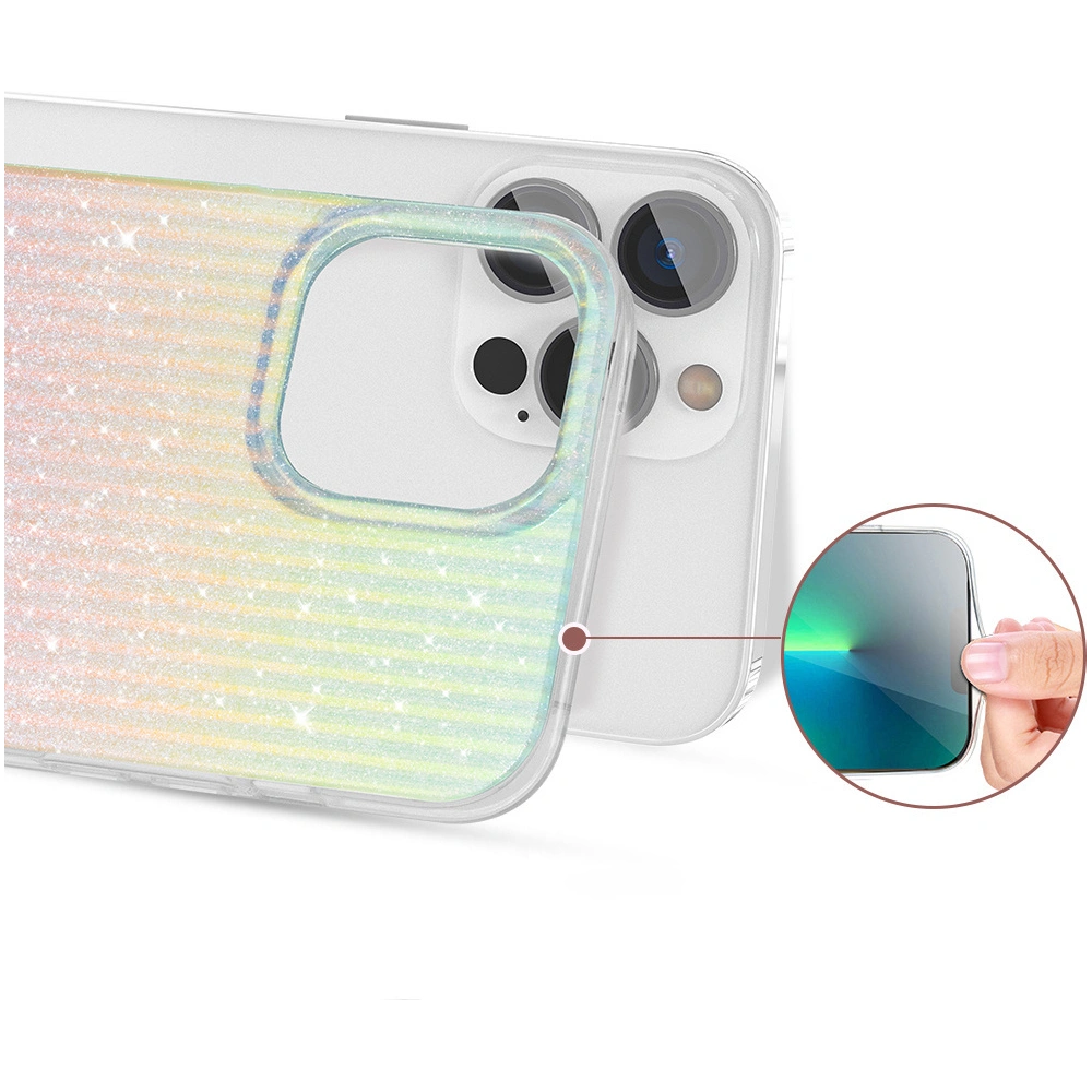 Hurtownia GSM - Etui Kingxbar Travel Apple iPhone 13 Pro niebiesko-pomarańczowy (Clouds) - KGX317 - {ean13} - Hurt