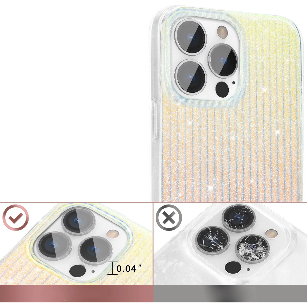 Hurtownia GSM - Etui Kingxbar Travel Apple iPhone 13 Pro niebiesko-pomarańczowy (Clouds) - KGX317 - {ean13} - Hurt
