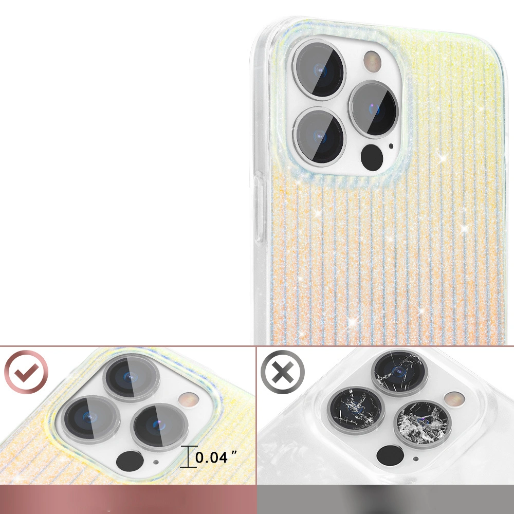 Hurtownia GSM - Etui Kingxbar Travel Apple iPhone 13 Pro Max albastru-portocaliu (Clouds) - KGX318 - {ean13} - Hurt