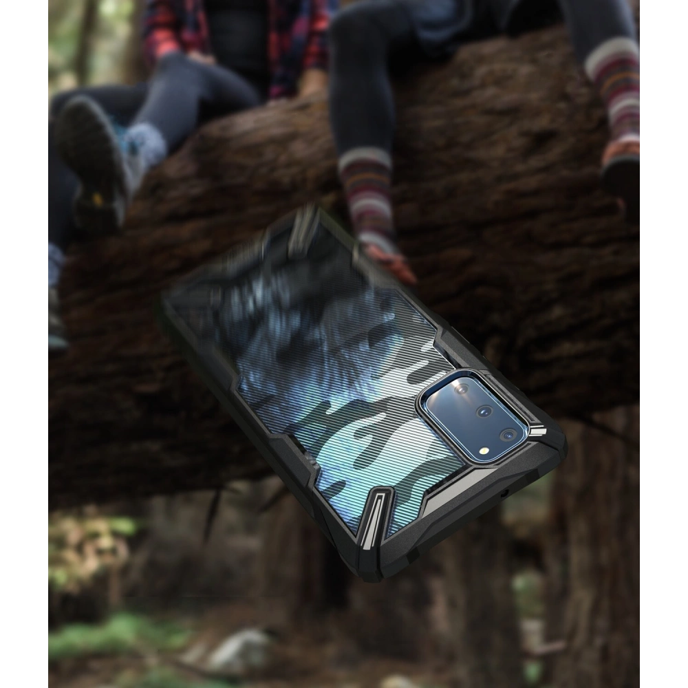 Hurtownia GSM - Etui Ringke Fusion-X Design Samsung Galaxy S20 Camo (Moro) černé - RGK1105MOB - {ean13} - Hurt