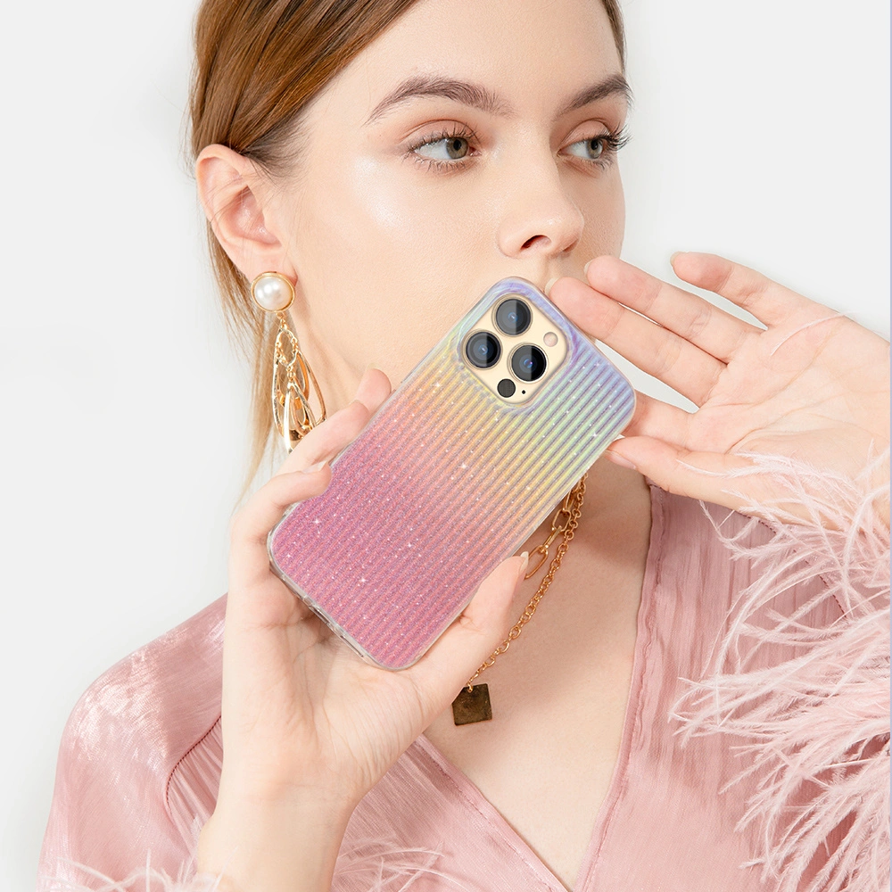 Etui Kingxbar Travel Apple iPhone 13 Pro Max oranžový (Sunset)