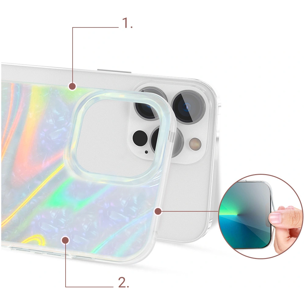 Hurtownia GSM - Etui Kingxbar Shell Apple iPhone 13 Pro perlă-mentă - KGX326 - {ean13} - Hurt