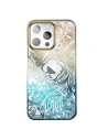 Etui Kingxbar Phoenix Swarovski Apple iPhone 13 aur-albastru (Reborn)