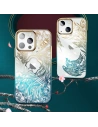 Hurtownia GSM - Etui Kingxbar Phoenix Swarovski Apple iPhone 13 arany-kék (Reborn) - KGX330 - {ean13} - Hurt