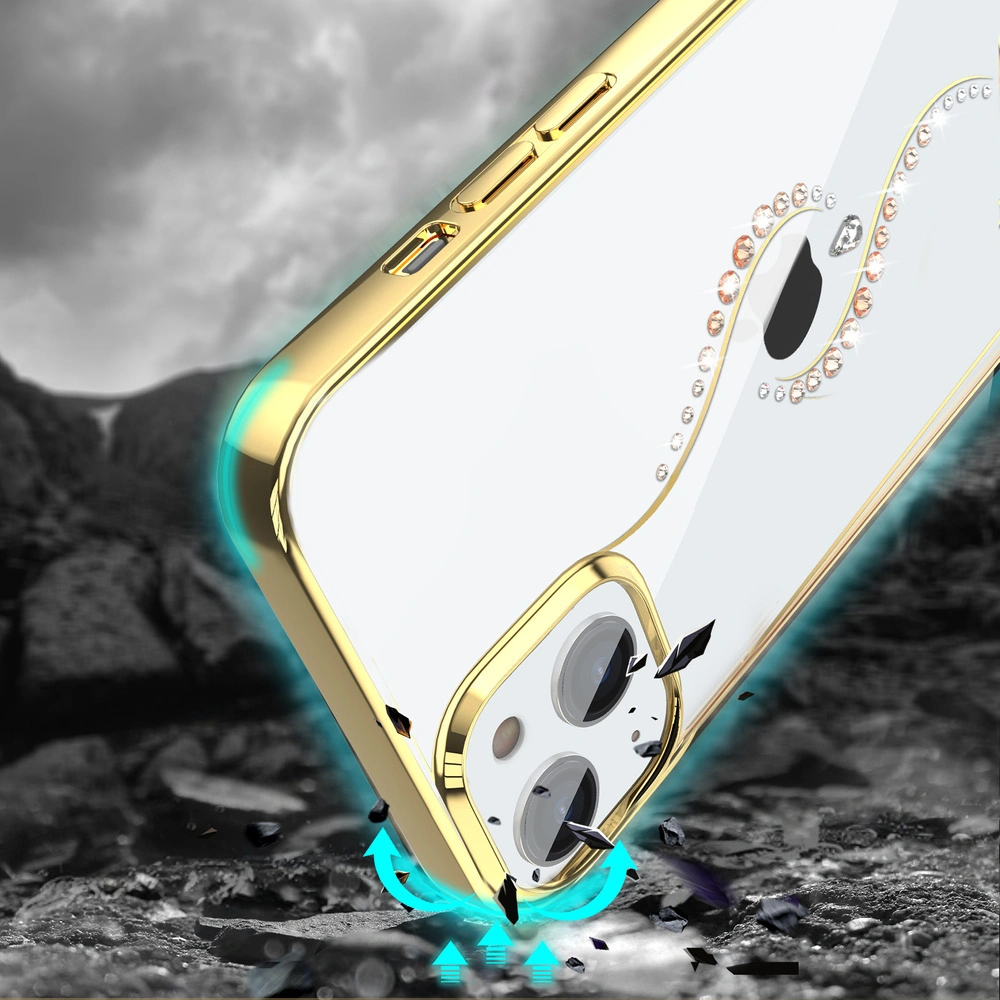 Hurtownia GSM - Etui Kingxbar Sky Swarovski Apple iPhone 13 Pro Max aurie (Guard) - KGX332 - {ean13} - Hurt