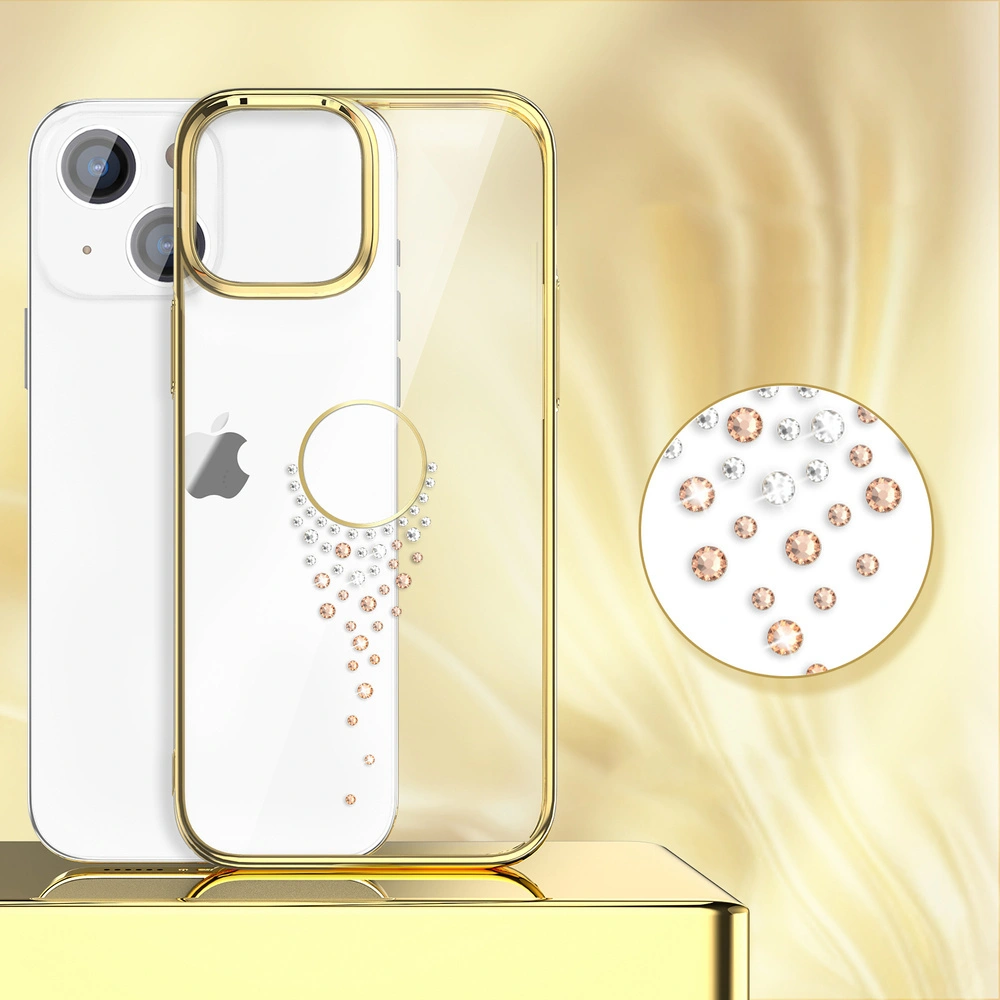 Hurtownia GSM - Etui Kingxbar Sky Swarovski Apple iPhone 13 auriu (Teardrop) - KGX333 - {ean13} - Hurt