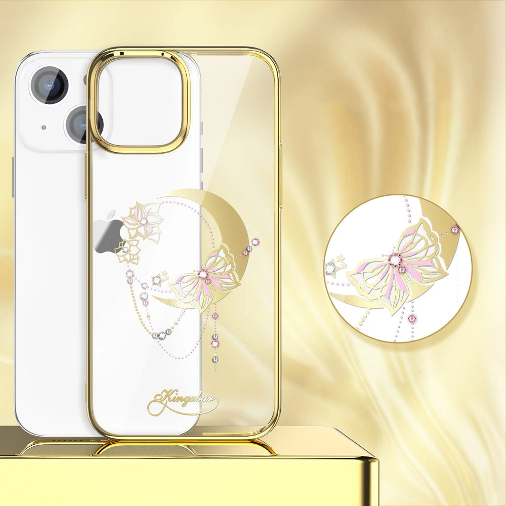 Hurtownia GSM - Etui Kingxbar Moon Swarovski Apple iPhone 13 aurie (Butterfly) - KGX336 - {ean13} - Hurt