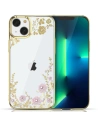 Etui Kingxbar Moon Swarovski Apple iPhone 13 rózsaszín-arany