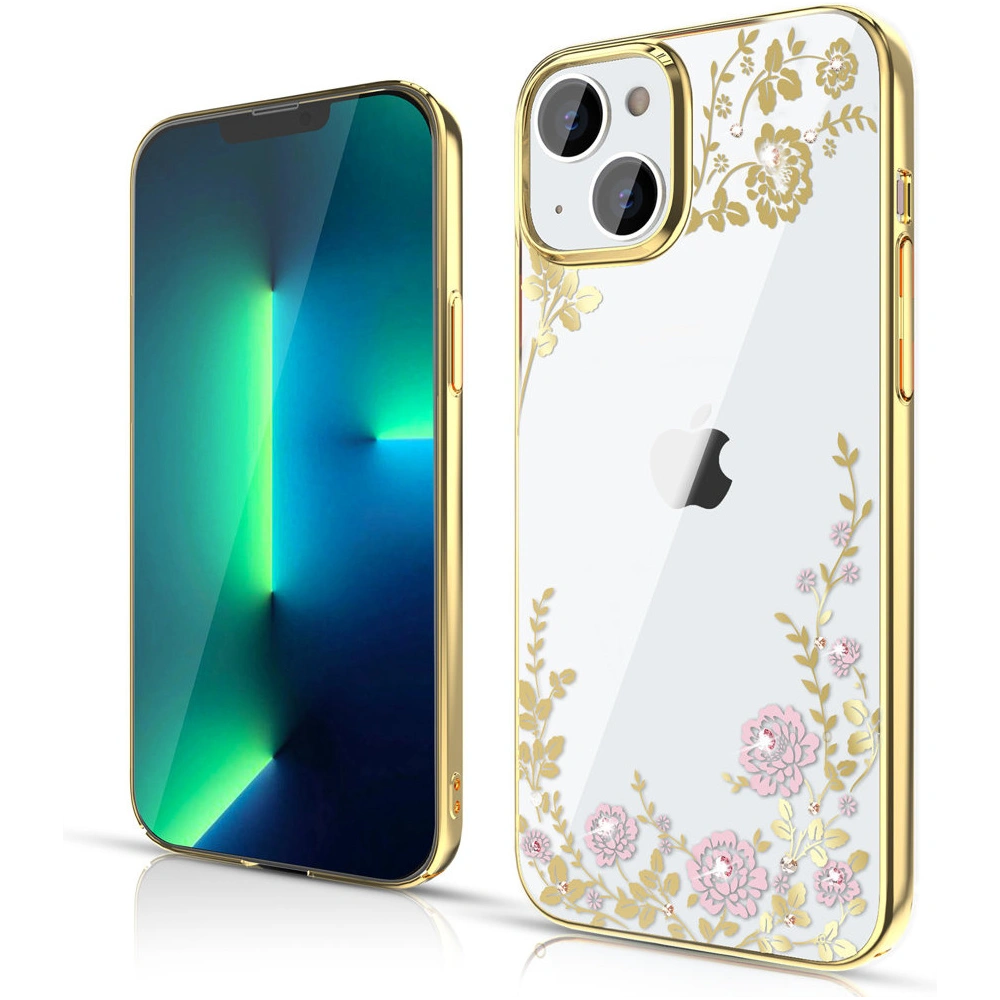 Hurtownia GSM - Etui Kingxbar Moon Swarovski Apple iPhone 13 rózsaszín-arany - KGX341 - {ean13} - Hurt