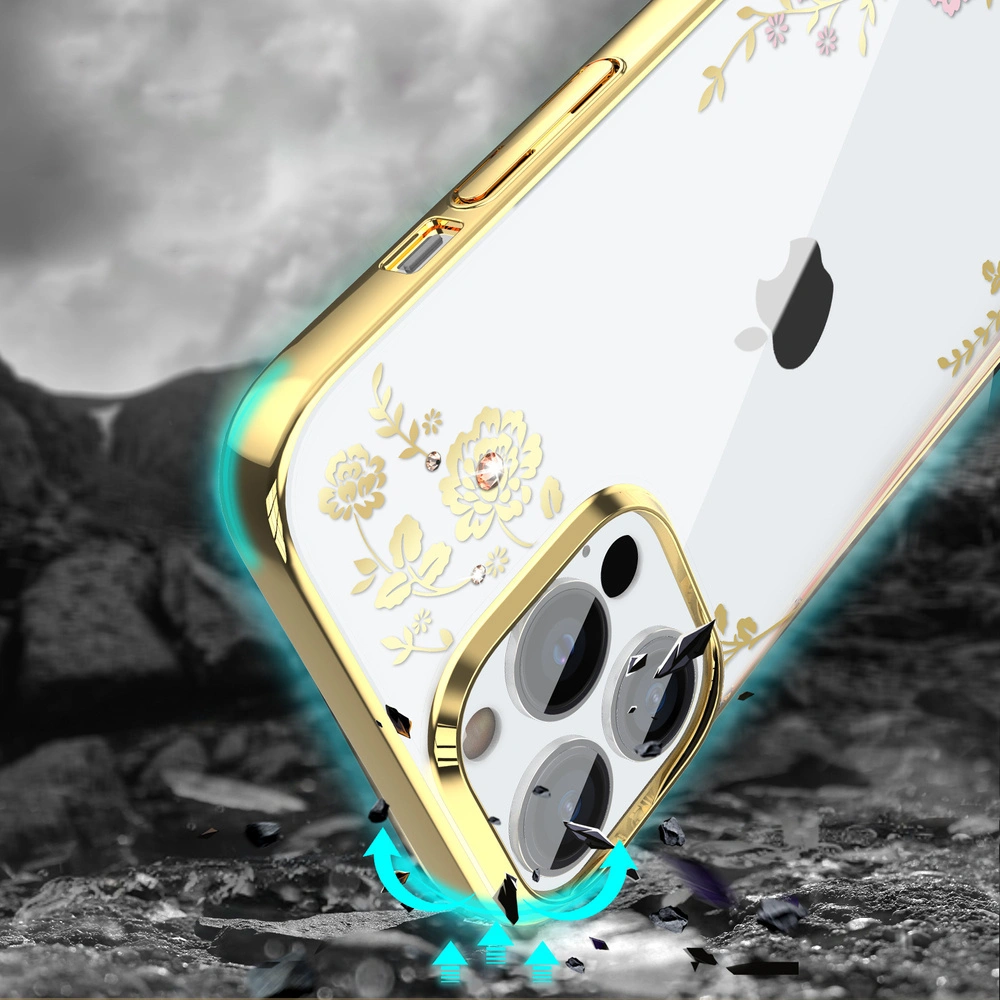 Hurtownia GSM - Case Kingxbar Moon Swarovski Apple iPhone 13 Pro rosa-gold - KGX342 - {ean13} - Hurt