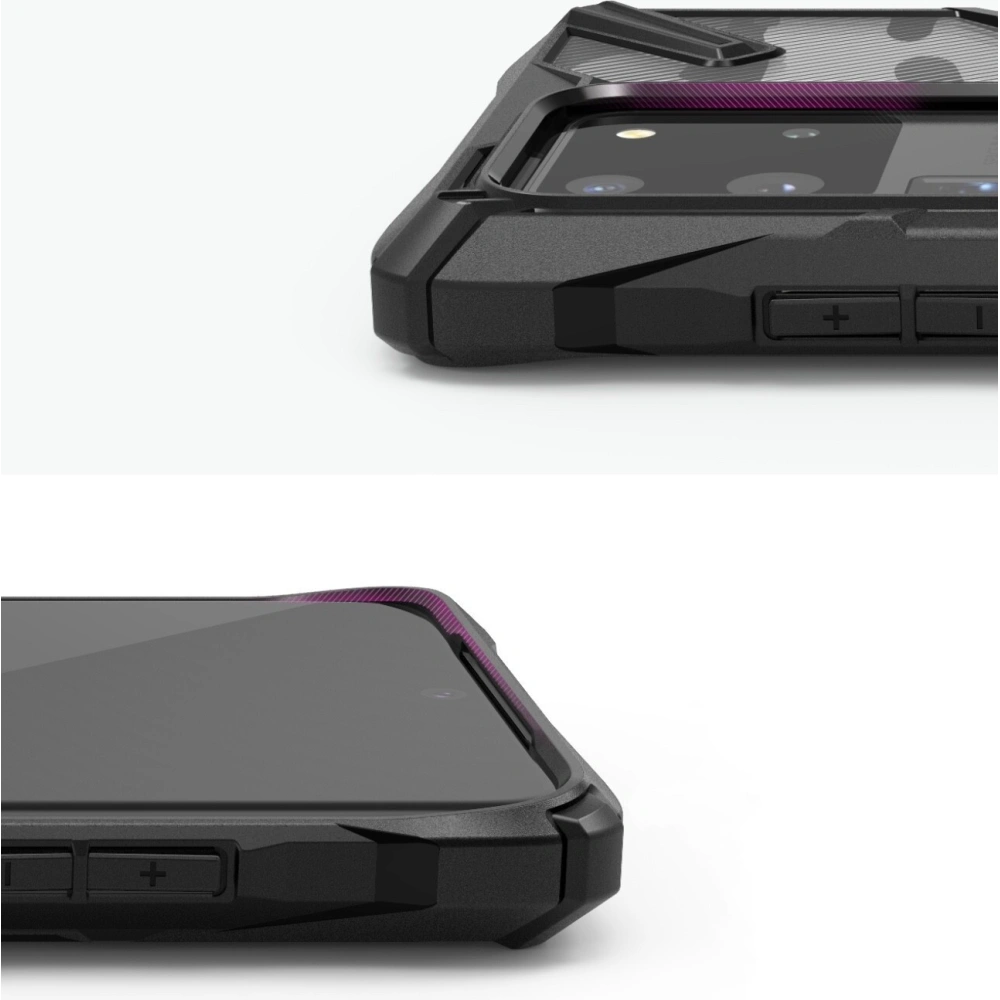 Hurtownia GSM - Etui Ringke Fusion-X Design Samsung Galaxy S20 Ultra Camo (Moro) černé - RGK1121MOB - {ean13} - Hurt