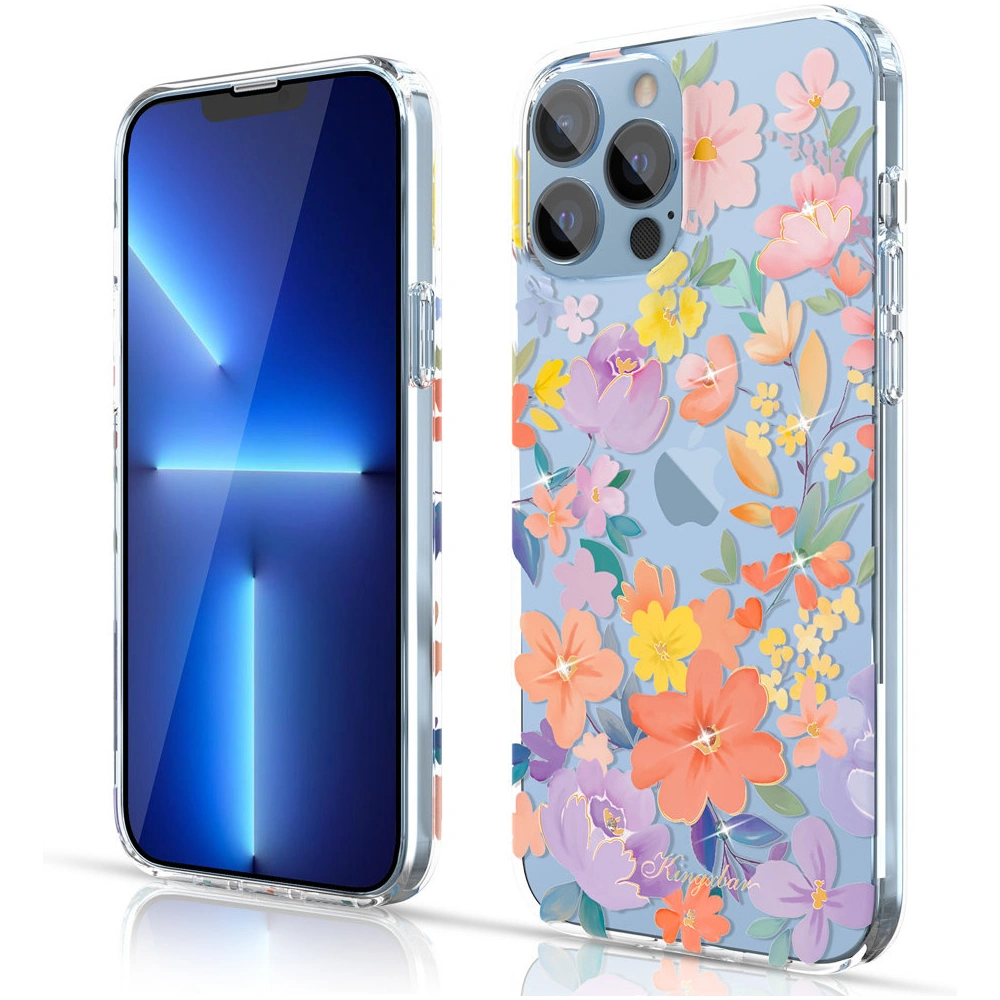 Hurtownia GSM - Etui Kingxbar Brilliant Swarovski Apple iPhone 13 Pro růžový - KGX344 - {ean13} - Hurt