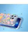 Hurtownia GSM - Etui Kingxbar Brilliant Swarovski Apple iPhone 13 Pro růžový - KGX344 - {ean13} - Hurt