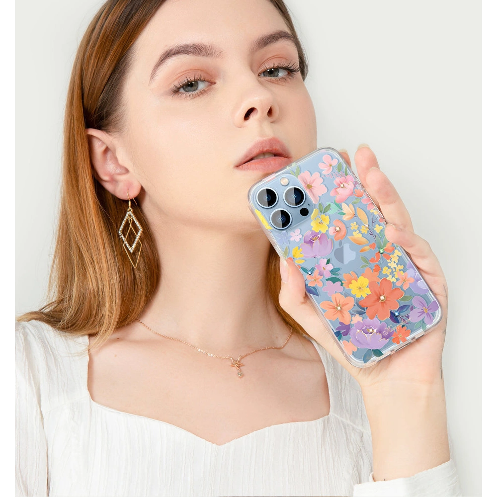 Hurtownia GSM - Etui Kingxbar Brilliant Swarovski Apple iPhone 13 Pro růžový - KGX344 - {ean13} - Hurt