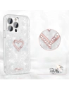 Hurtownia GSM - Etui Kingxbar Epoxy Swarovski Apple iPhone 13 Pro bílý - KGX346 - {ean13} - Hurt