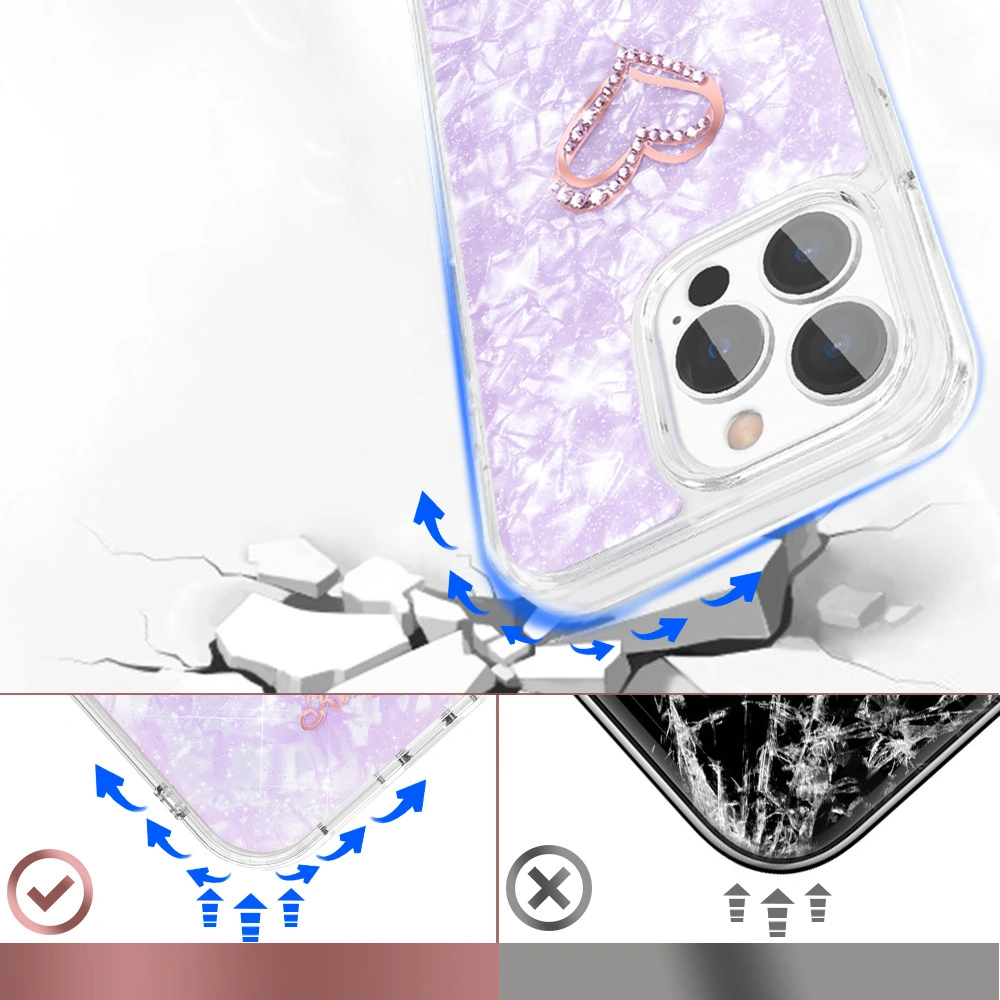 Hurtownia GSM - Case Kingxbar Epoxy Swarovski Apple iPhone 13 Pro lila - KGX349 - {ean13} - Hurt