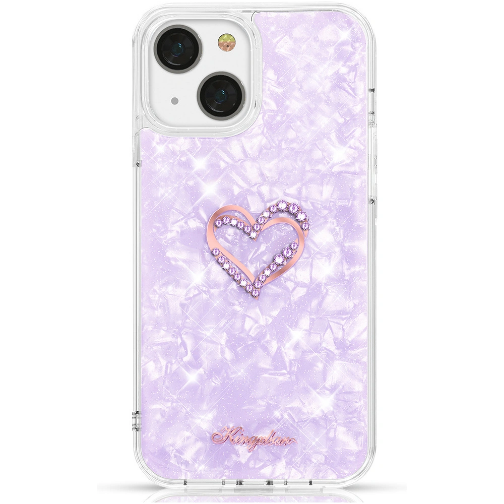 Hurtownia GSM - Etui Kingxbar Epoxy Swarovski Apple iPhone 13 violet - KGX350 - {ean13} - Hurt