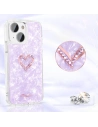 Hurtownia GSM - Etui Kingxbar Epoxy Swarovski Apple iPhone 13 fioletowy - KGX350 - {ean13} - Hurt