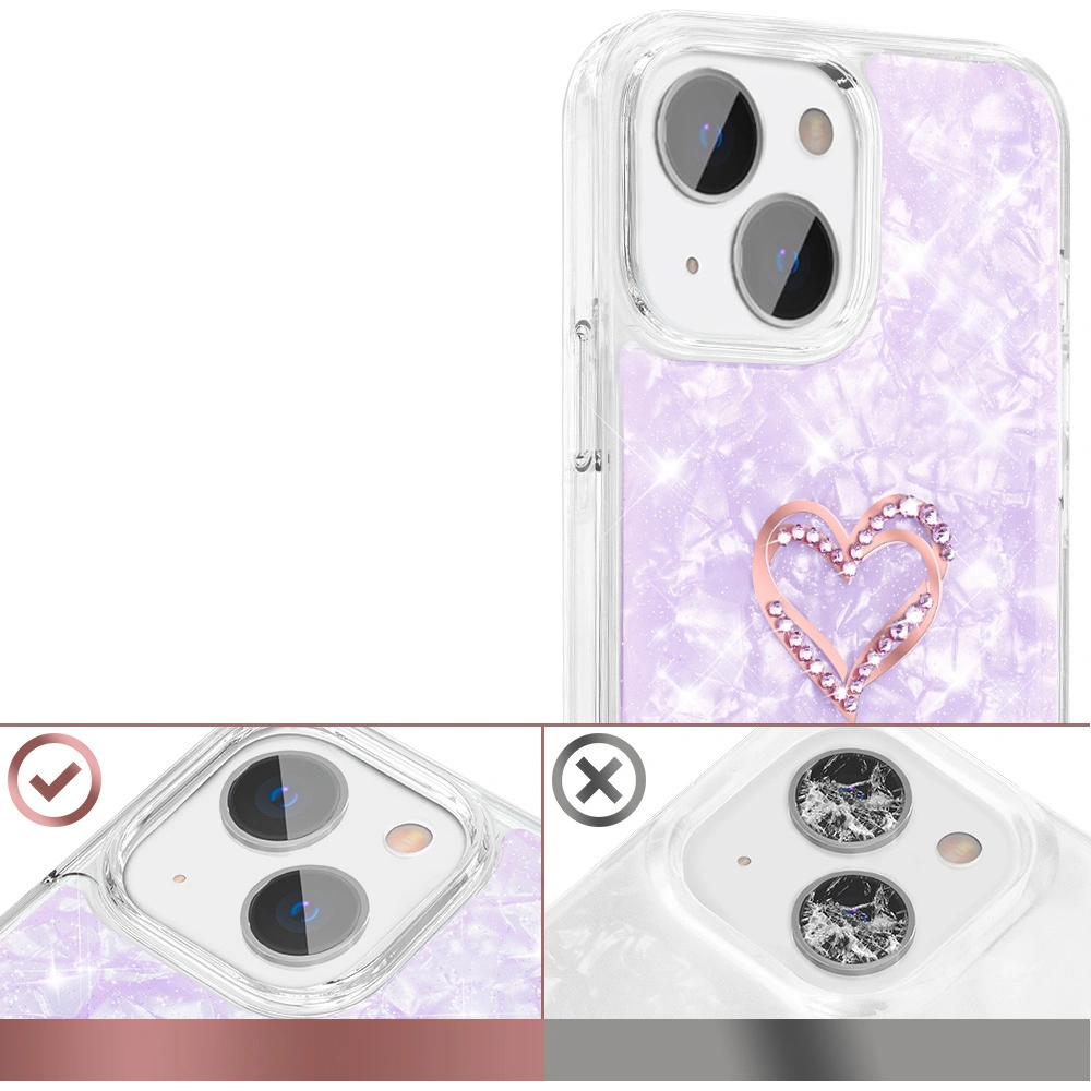 Hurtownia GSM - Etui Kingxbar Epoxy Swarovski Apple iPhone 13 violet - KGX350 - {ean13} - Hurt