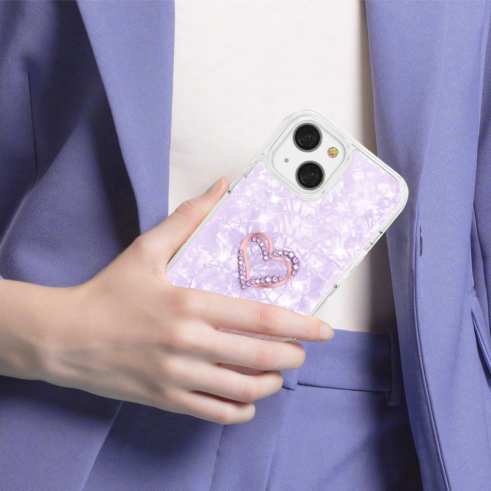 Hurtownia GSM - Etui Kingxbar Epoxy Swarovski Apple iPhone 13 violet - KGX350 - {ean13} - Hurt