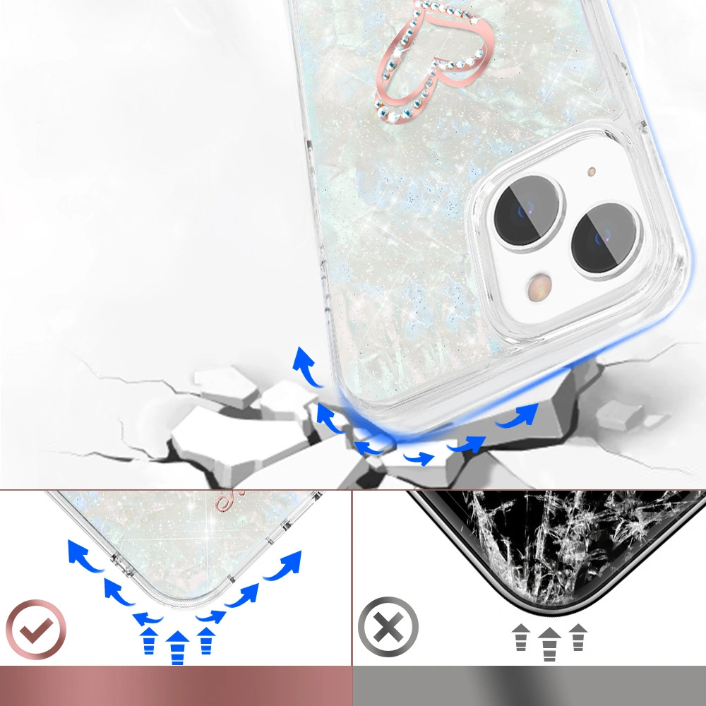 Wholesale Kingxbar Epoxy Swarovski Apple iPhone 13 multicolor - KGX352 - {ean13} - Hurt