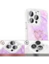 Hurtownia GSM - Etui Kingxbar Epoxy Swarovski Apple iPhone 13 Pro Max marmură violetă - KGX356 - {ean13} - Hurt