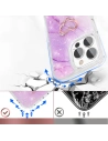 Hurtownia GSM - Case Kingxbar Epoxy Swarovski Apple iPhone 13 Pro Max marmor violett - KGX356 - {ean13} - Hurt