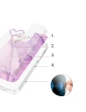 Hurtownia GSM - Etui Kingxbar Epoxy Swarovski Apple iPhone 13 Pro mramorová fialová - KGX357 - {ean13} - Hurt