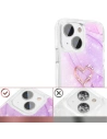 Hurtownia GSM - Etui Kingxbar Epoxy Swarovski Apple iPhone 13 mramorově fialové - KGX358 - {ean13} - Hurt