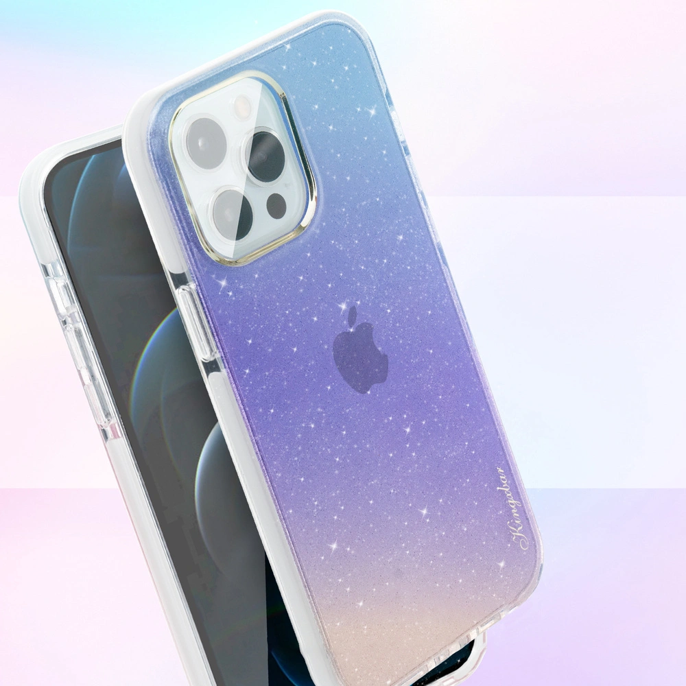 Hurtownia GSM - Etui Kingxbar Ombre Apple iPhone 13 Pro Max albastru-violet - KGX361 - {ean13} - Hurt