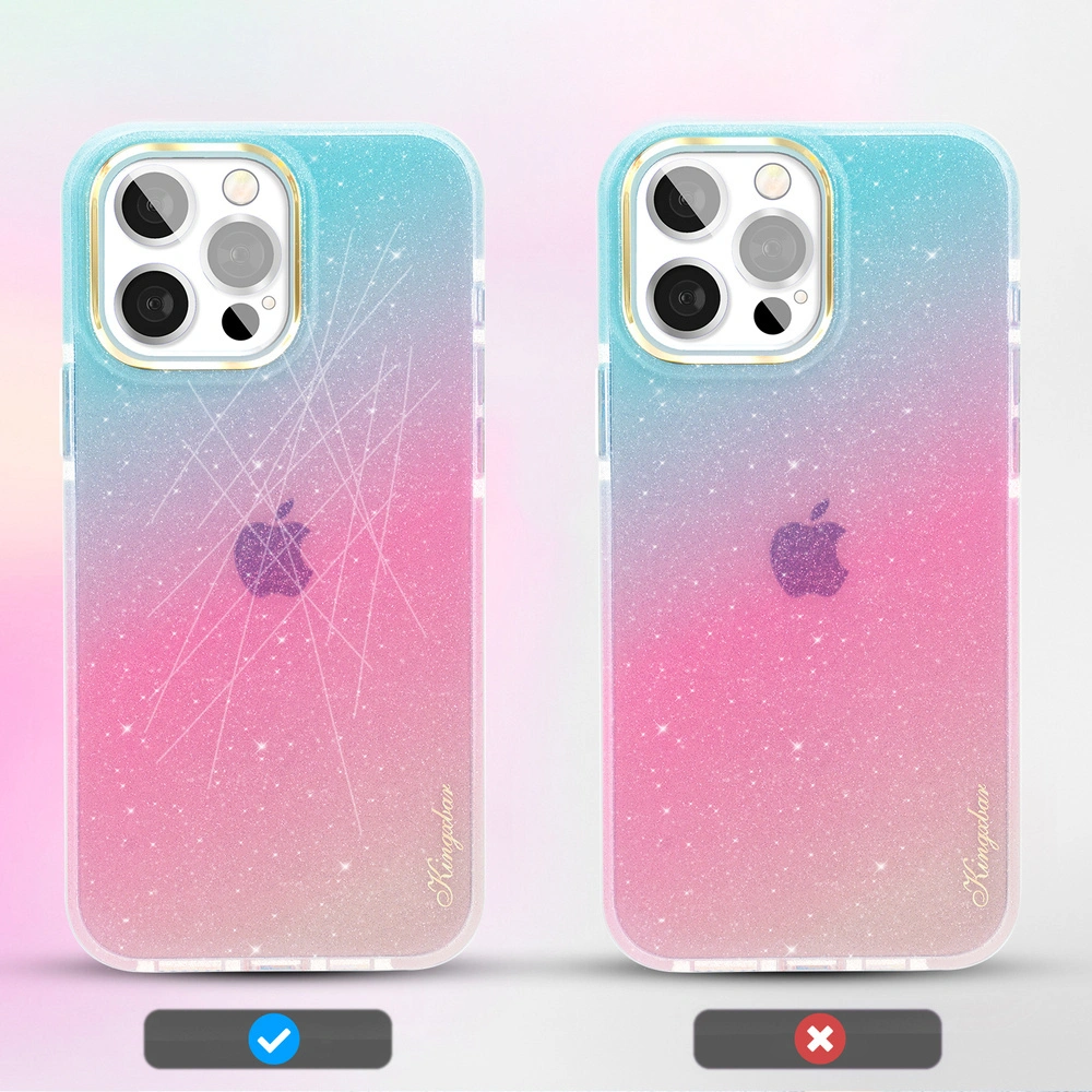 Hurtownia GSM - Etui Kingxbar Ombre Apple iPhone 13 Pro Max albastru-violet - KGX361 - {ean13} - Hurt