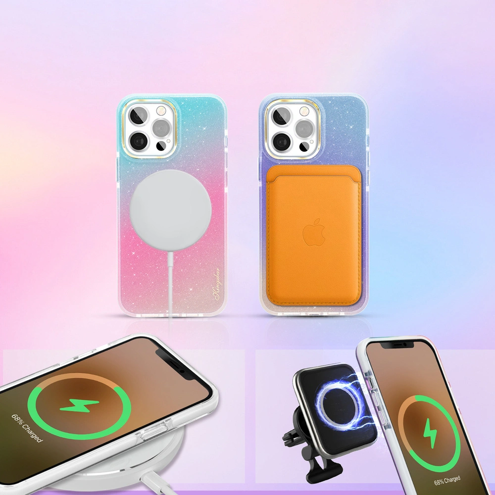 Hurtownia GSM - Etui Kingxbar Ombre Apple iPhone 13 Pro Max modro-fialové - KGX361 - {ean13} - Hurt