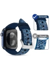 Hurtownia GSM - Kingxbar Krystalická textilní páska Apple Watch 4/5/6/7/8/SE 40/41mm modrá - KGX367 - {ean13} - Hurt