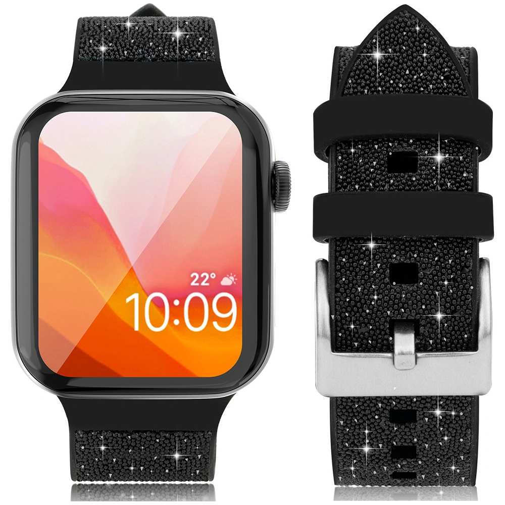 Hurtownia GSM - Kingxbar Crystal Fabric Band Apple Watch 4/5/6/7/8/SE 40/41mm černý - KGX369 - {ean13} - Hurt