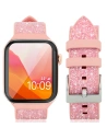 Hurtownia GSM - Kingxbar Crystal Fabric Band Apple Watch 4/5/6/7/SE/8/9/Ultra 44/45/49mm rózsaszín - KGX371 - {ean13} - Hurt