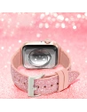 Hurtownia GSM - Kingxbar Crystal Fabric Band Apple Watch 4/5/6/7/SE/8/9/Ultra 44/45/49mm rózsaszín - KGX371 - {ean13} - Hurt
