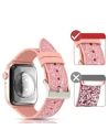 Hurtownia GSM - Kingxbar Crystal Fabric Band Apple Watch 4/5/6/7/SE/8/9/Ultra 44/45/49mm rózsaszín - KGX371 - {ean13} - Hurt