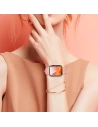 Hurtownia GSM - Kingxbar Crystal Fabric Band Apple Watch 4/5/6/7/SE/8/9/Ultra 44/45/49mm rózsaszín - KGX371 - {ean13} - Hurt