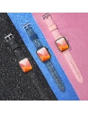 Hurtownia GSM - Kingxbar Crystal Fabric Band Apple Watch 4/5/6/7/SE/8/9/Ultra 44/45/49mm rózsaszín - KGX371 - {ean13} - Hurt