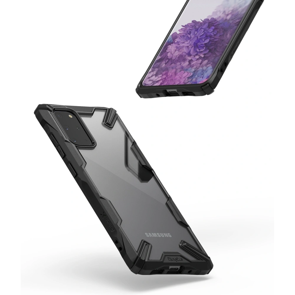 Hurtownia GSM - Etui Ringke Fusion-X Samsung Galaxy S20+ Plus černé - RGK1111BLK - {ean13} - Hurt