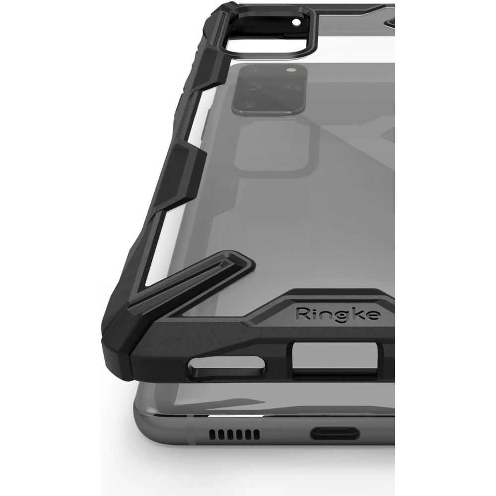 Hurtownia GSM - Etui Ringke Fusion-X Samsung Galaxy S20+ Plus černé - RGK1111BLK - {ean13} - Hurt