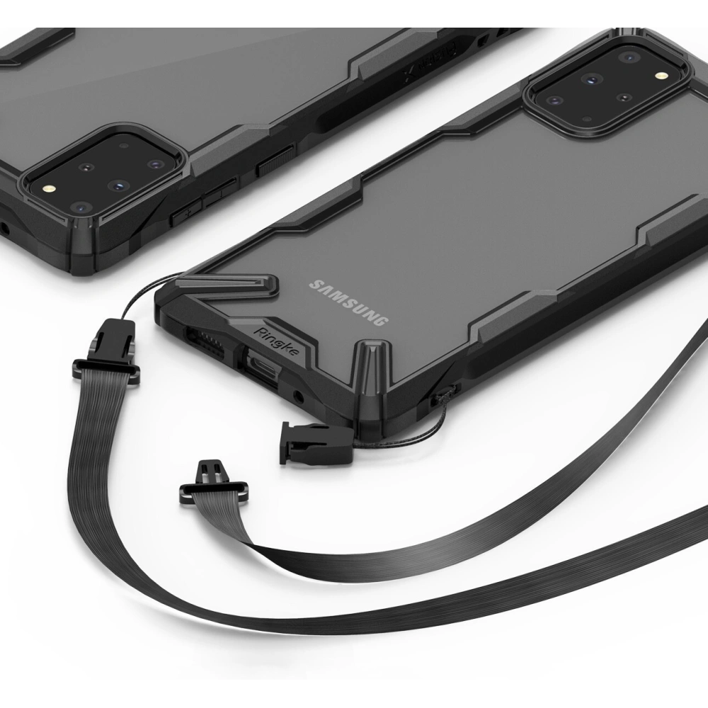 Hurtownia GSM - Etui Ringke Fusion-X Samsung Galaxy S20+ Plus černé - RGK1111BLK - {ean13} - Hurt